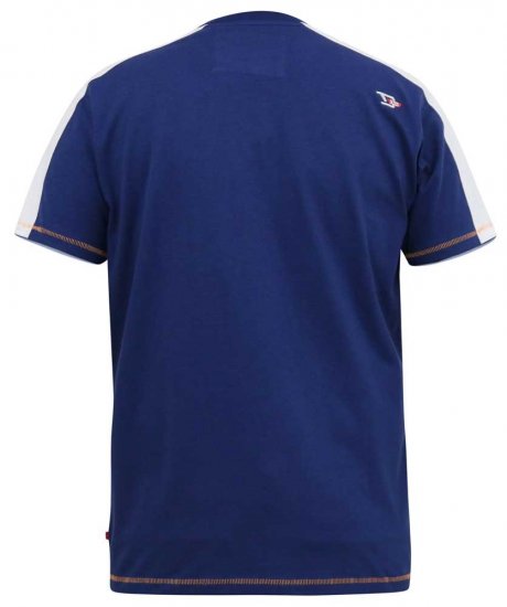 D555 CADMAN Florida Surf Club Printed Crew Neck T-Shirt - Pólók - Nagyméretű pólók - 2XL-14XL