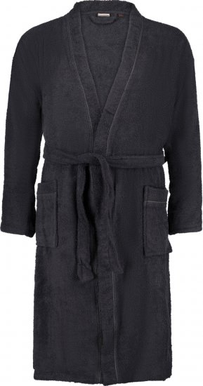 Adamo Joey Bathrobe Black - Alsónemű & Strandruhák - Nagyméretű Alsónemű 2XL-8XL