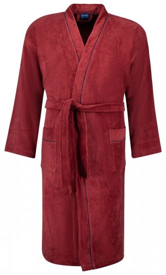 Adamo 149014 Velúr fürdőköpeny Borvörös - Alsónemű & strandruhák - Nagyméretű Alsónemű 2XL-8XL