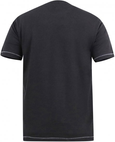 D555 MARTIN Official Batman Printed T-Shirt Washed Black - Pólók - Nagyméretű pólók - 2XL-14XL