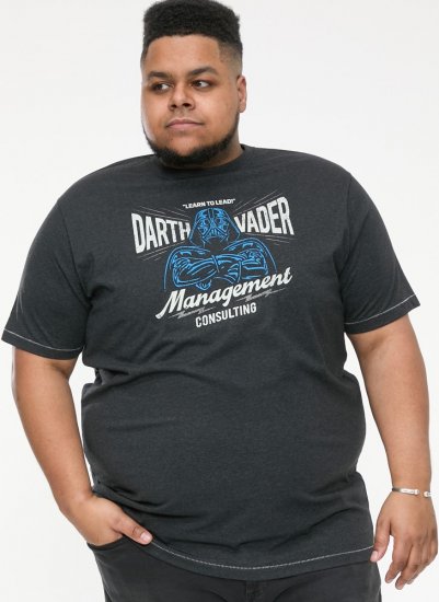 D555 SOLO Official Star Wars Management Consulting Printed T-Shirt Black Reno - Pólók - Nagyméretű pólók - 2XL-14XL