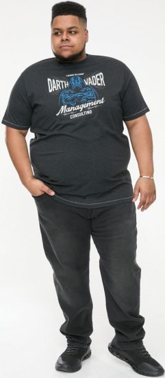 D555 SOLO Official Star Wars Management Consulting Printed T-Shirt Black Reno - Pólók - Nagyméretű pólók - 2XL-14XL