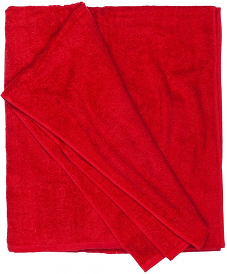 Adamo Helsinki XXL Towel Red - Alsónemű & strandruhák - Nagyméretű Alsónemű 2XL-8XL