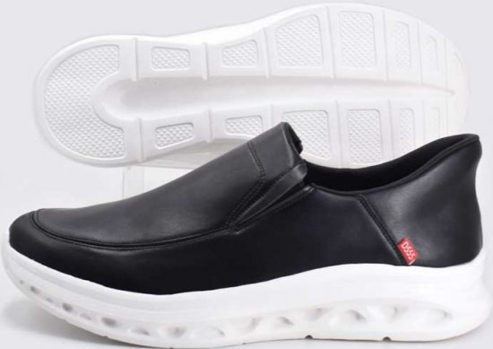 D555 Carlisle 2 Kingsize Hands Free Shoes Black - Férfi cipők 40-52 - 