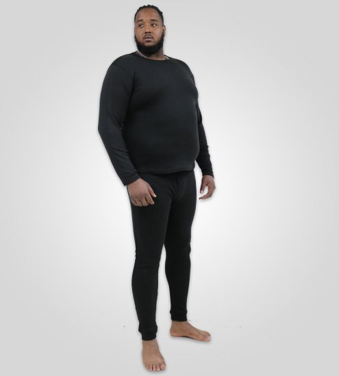 D555 Boston Thermal Long Johns Black - Alsónemű & strandruhák - Nagyméretű Alsónemű 2XL-8XL