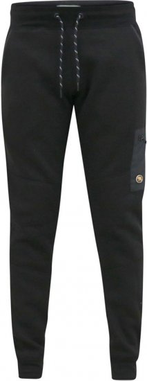 D555 COTGRAVE Couture Elasticated Waistband Jogger With Woven Fabric Trim Black - Melegítőnadrág & rövidnadrág - Melegítőnadrág & Melegítő Rövidnadrág 2XL-12XL