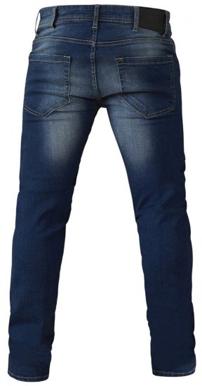 D555 Ambrose Tapered Fit Stretch Jeans Dark Blue TALL SIZES - FÉRFIRUHÁZAT MT-6XLT - TALL-méretek
