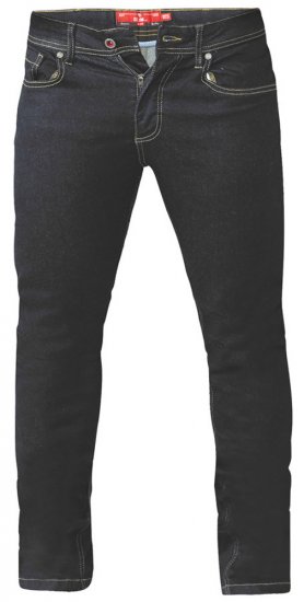 D555 Cedric Tapered Fit Stretch Jeans Indigo TALL SIZES - FÉRFIRUHÁZAT MT-6XLT - TALL-méretek