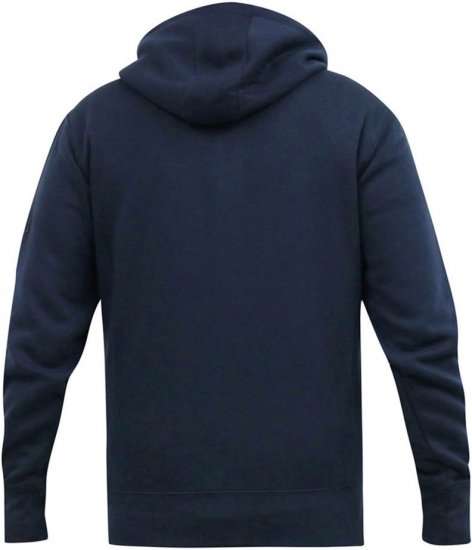 D555 GABRIEL Couture Zip Through Hoody With Reversible Zips Navy - Pulóverek & kapucnis pulóverek - Pulóverek & Kapucnis pulóver 2XL-12XL