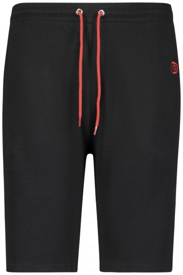 Adamo Marcel Ottoman Sweatshorts Black - Melegítőnadrág & rövidnadrág - Melegítőnadrág & Melegítő Rövidnadrág 2XL-12XL
