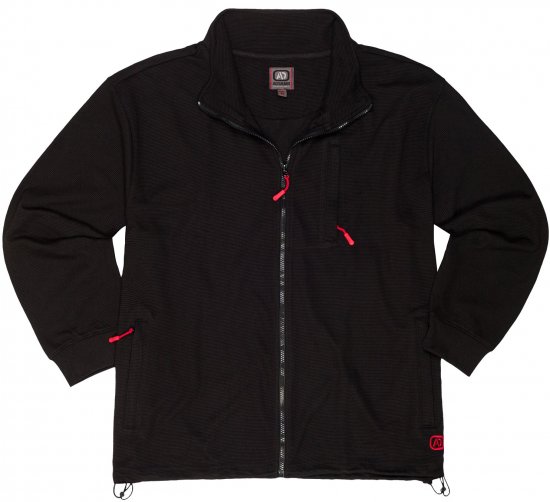 Adamo Max Ottoman Sweatshirt Black - Pulóverek & kapucnis pulóverek - Pulóverek & Kapucnis pulóver 2XL-12XL