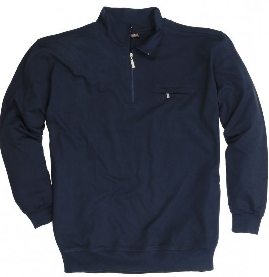 Adamo Athen Sweatshirt Half Zipper Navy - Pulóverek & kapucnis pulóverek - Pulóverek & Kapucnis pulóver 2XL-12XL