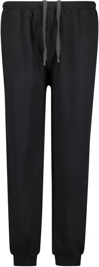 Adamo Athen Sweatpants with Cuffs Black - Melegítőnadrág & rövidnadrág - Melegítőnadrág & Melegítő Rövidnadrág 2XL-12XL