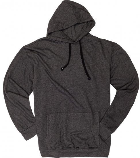 Adamo Athen Hoodie without Zipper Charocal - Pulóverek & kapucnis pulóverek - Pulóverek & Kapucnis pulóver 2XL-12XL