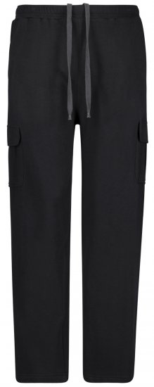 Adamo Athen Sweatpants with Cargo-pocket Black - Melegítőnadrág & rövidnadrág - Melegítőnadrág & Melegítő Rövidnadrág 2XL-12XL