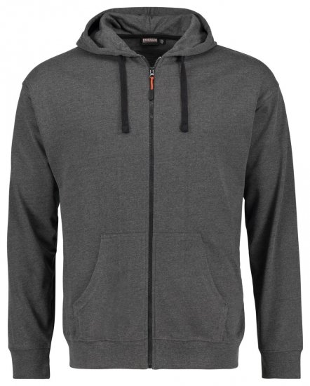 Adamo 159306 Kapucnis cipzáras felső Sötétszürke melír - Pulóverek & kapucnis pulóverek - Pulóverek & Kapucnis pulóver 2XL-12XL