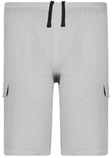 Adamo 159308 Cargo rövidnadrág Szürke melír - Melegítőnadrág & rövidnadrág - Melegítőnadrág & Melegítő Rövidnadrág 2XL-12XL