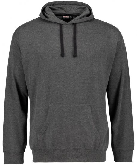 Adamo 159310 Kapucnis pulóver Sötétszürke melír - Pulóverek & kapucnis pulóverek - Pulóverek & Kapucnis pulóver 2XL-12XL
