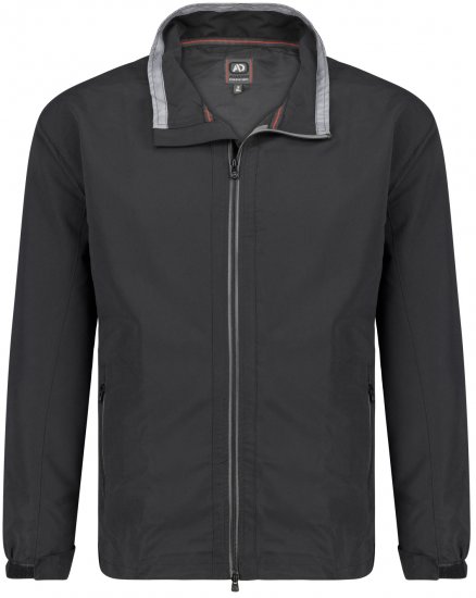 Adamo Oswin Lightweight Fitness Jacket Black - Sportruházat - Nagyméretű Sportruházat 2XL-10XL