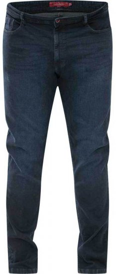 D555 Daniel Tapered Fit Stretch Jeans Blue/Black Wash - Farmer & nadrág - Farmer és nadrág - W40-W70