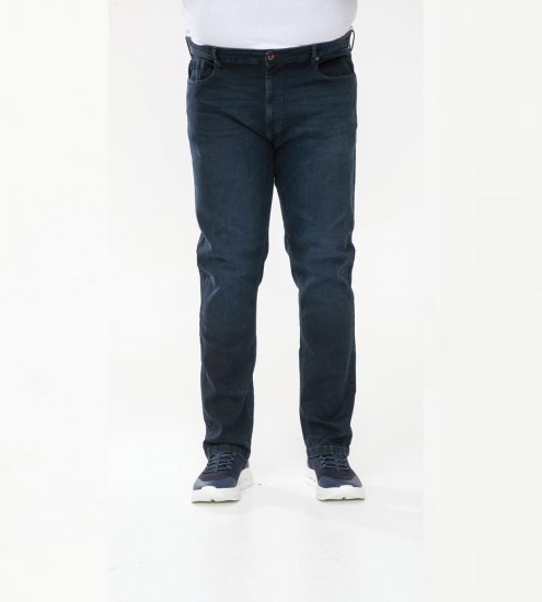 D555 Daniel Tapered Fit Stretch Jeans Blue/Black Wash - Farmer & nadrág - Farmer és nadrág - W40-W70