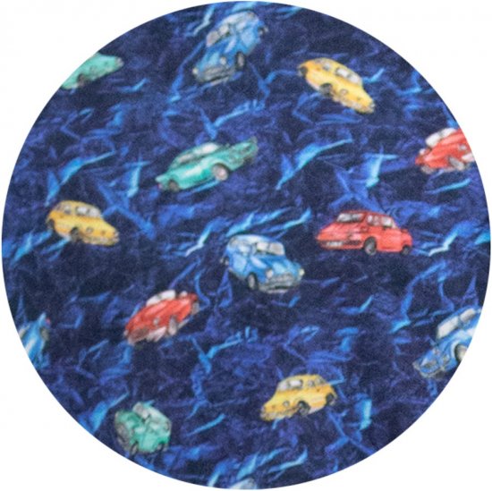 D555 Hartlepool Short Sleeve Vintage Car AOP Stretch Shirt Blue - Ingek - Ingek 2XL-10XL