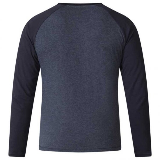 D555 Neill Long Sleeve T-shirt Black - Pólók - Nagyméretű pólók - 2XL-14XL
