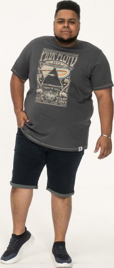 D555 HANLEY Official Pink Floyd Crew Neck T-Shirt Dark Grey TALL SIZES - FÉRFIRUHÁZAT MT-6XLT - TALL-méretek