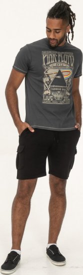 D555 HANLEY Official Pink Floyd Crew Neck T-Shirt Dark Grey TALL SIZES - FÉRFIRUHÁZAT MT-6XLT - TALL-méretek