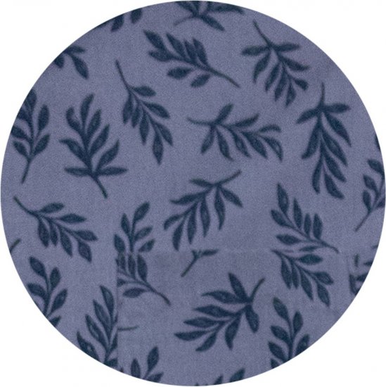 D555 Kettering Hawaiian Leaf AOP Short Sleeve Button Down Collar Shirt Denim - Ingek - Ingek 2XL-10XL