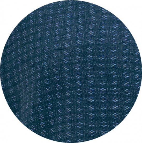 D555 Pontefract Jacquard Linen Mix Short Sleeve Shirt With Button Down Navy - Ingek - Ingek 2XL-10XL