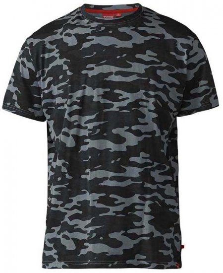 D555 Gaston T-shirt Camo Storm - Pólók - Nagyméretű pólók - 2XL-14XL