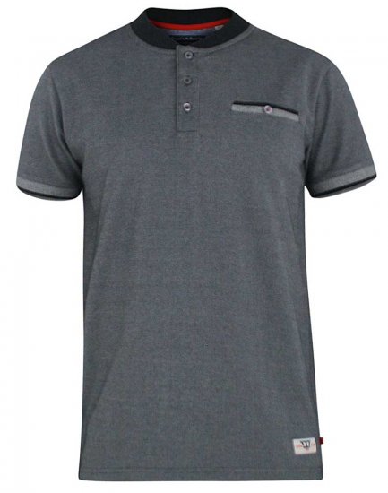 D555 Owen Colorless Polo Charcoal - Pólóingek - Galléros Pólók 2XL-8XL - Pólóingek 2XL-8XL