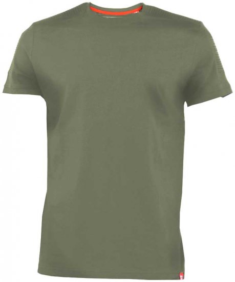 D555 Callum T-shirt Khaki - Pólók - Nagyméretű pólók - 2XL-14XL