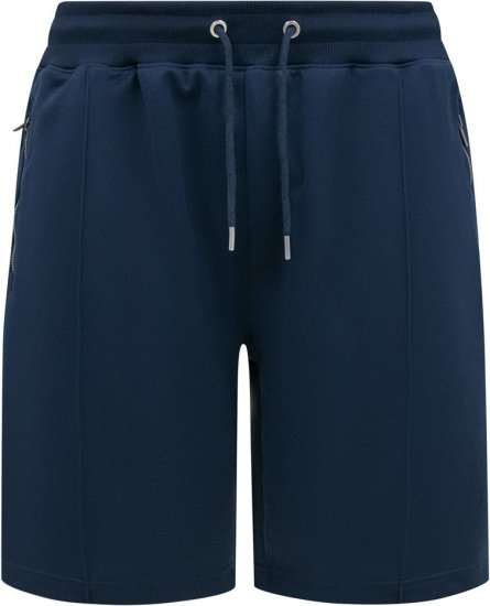 D555 Spalding Elasticated Waist Interlock Shorts Navy - Melegítőnadrág & rövidnadrág - Melegítőnadrág & Melegítő Rövidnadrág 2XL-12XL