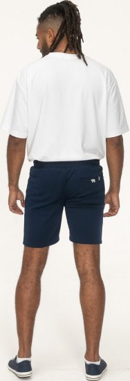 D555 Spalding Elasticated Waist Interlock Shorts Navy - Melegítőnadrág & rövidnadrág - Melegítőnadrág & Melegítő Rövidnadrág 2XL-12XL