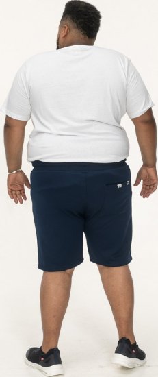 D555 Spalding Elasticated Waist Interlock Shorts Navy - Melegítőnadrág & rövidnadrág - Melegítőnadrág & Melegítő Rövidnadrág 2XL-12XL