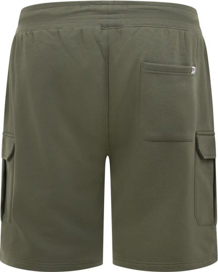 D555 Wigan 1 Elasticated Waist Fleece Cargo Shorts Khaki - Melegítőnadrág & rövidnadrág - Melegítőnadrág & Melegítő Rövidnadrág 2XL-12XL
