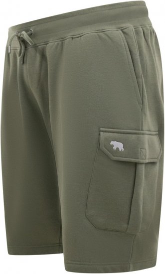 D555 Wigan 1 Elasticated Waist Fleece Cargo Shorts Khaki - Melegítőnadrág & rövidnadrág - Melegítőnadrág & Melegítő Rövidnadrág 2XL-12XL
