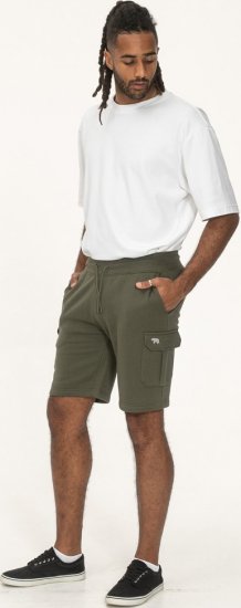 D555 Wigan 1 Elasticated Waist Fleece Cargo Shorts Khaki - Melegítőnadrág & rövidnadrág - Melegítőnadrág & Melegítő Rövidnadrág 2XL-12XL
