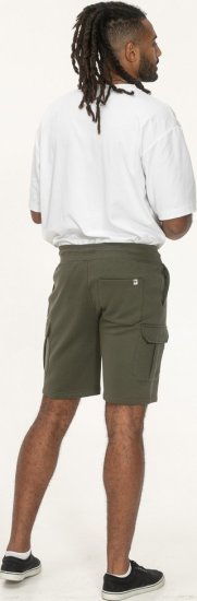 D555 Wigan 1 Elasticated Waist Fleece Cargo Shorts Khaki - Melegítőnadrág & rövidnadrág - Melegítőnadrág & Melegítő Rövidnadrág 2XL-12XL