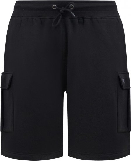 D555 Wigan 2 Elasticated Waist Fleece Cargo Shorts Black - Melegítőnadrág & rövidnadrág - Melegítőnadrág & Melegítő Rövidnadrág 2XL-12XL
