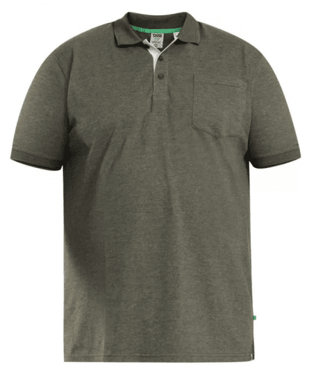 D555 Grant Polo Shirt Khaki - Pólóingek - Galléros Pólók 2XL-8XL - Pólóingek 2XL-8XL
