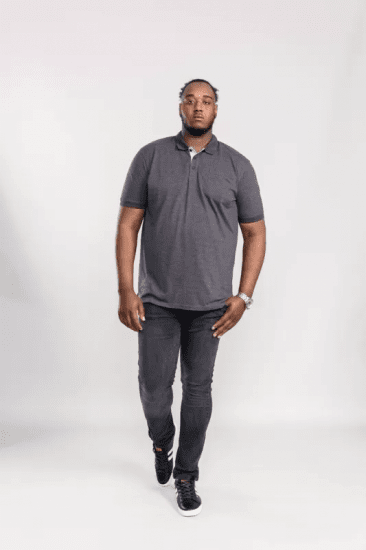 D555 Grant Polo Shirt Charcoal - Pólóingek - Galléros Pólók 2XL-8XL - Pólóingek 2XL-8XL