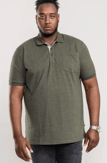 D555 Grant Polo Shirt Khaki - Pólóingek - Galléros Pólók 2XL-8XL - Pólóingek 2XL-8XL