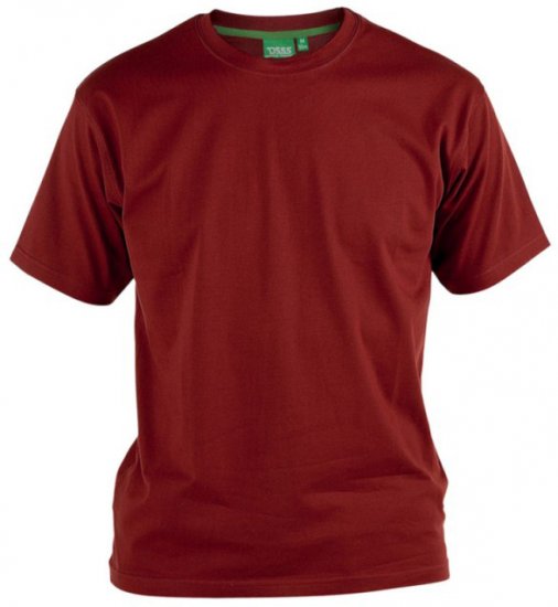 D555 Flyers Crew Neck T-shirt Red - Pólók - Nagyméretű pólók - 2XL-14XL