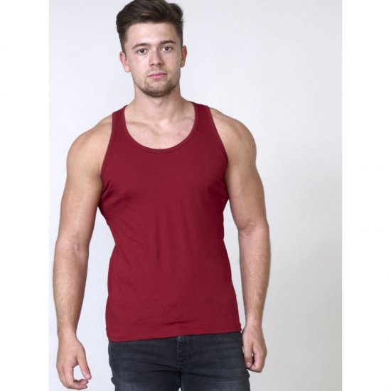 D555 Fabio Tanktop Red - Pólók - Nagyméretű pólók - 2XL-14XL