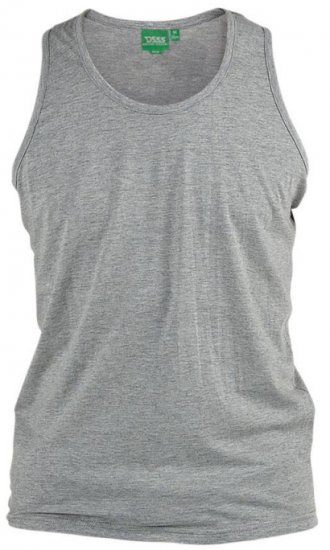 D555 Fabio Tanktop Grey - Pólók - Nagyméretű pólók - 2XL-14XL
