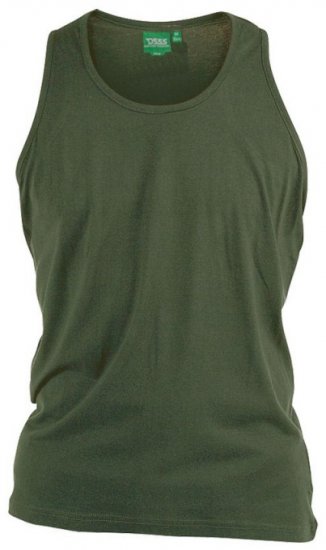 D555 Fabio Tanktop Khaki - Pólók - Nagyméretű pólók - 2XL-14XL