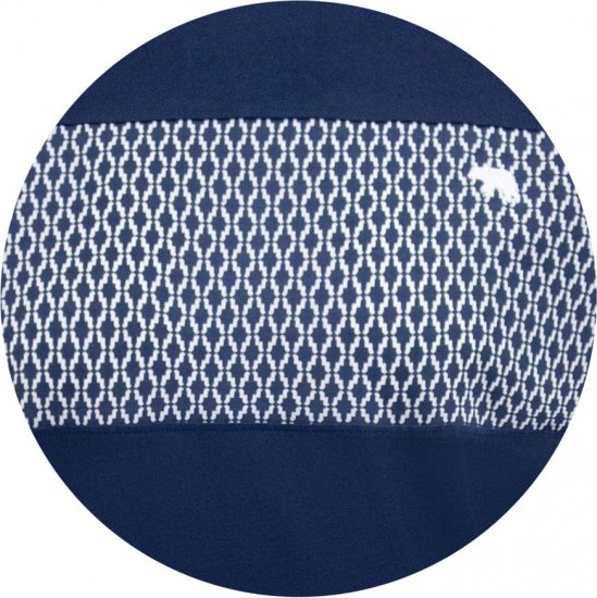 D555 Swansea Cut And Sew Crew Neck T-Shirt Navy - Pólók - Nagyméretű pólók - 2XL-14XL